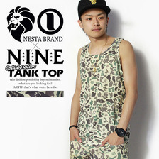 NESTA BRAND &times; NINE RULAZ LINE COLLABORATION CAMO TANKTOPS SPS1412画像