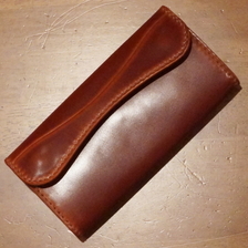 THE FLAT HEAD FLW-01 手縫いコードバン ウォレット01画像