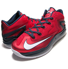 NIKE LEBRON XI LOW "INDEPENDENCEDAY" u.red/obsidian-wht 642849-614画像