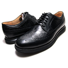COLE HAAN LUNARGRAND LONG.WING BLACK CROC PR C12650画像