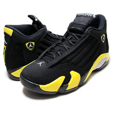 NIKE AIR JORDAN 14 RETRO "THUNDER" blk/v.yel-wht 487471-070画像