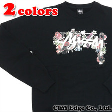the POOL aoyama &times; STUSSY &times; Fragment Design STOCK LOGO SWEAT PULLOVER BLACK画像