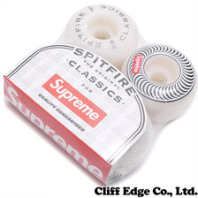 Supreme Spitfire Wheels 53mm WHITE &times; SPITFIRE画像
