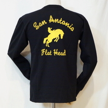 THE FLAT HEAD LONG SLEEVE T-SHIRTS SAN ANTONIO TLS-125W画像