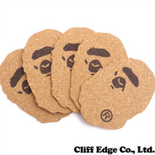 A BATHING APE APE CORK COASTER 1A80-182-004画像
