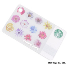 STARBUCKS x Fragment Design ミニスターバックスカード フラワー WHITE画像