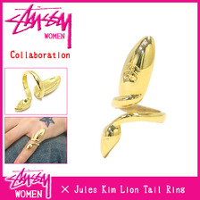 STUSSY WOMEN &times; Jules Kim Lion Tail Ring 239021画像