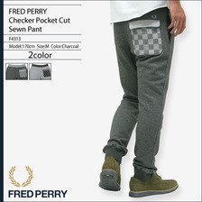FRED PERRY Checker Pocket Cut Sewn Pant F4313画像