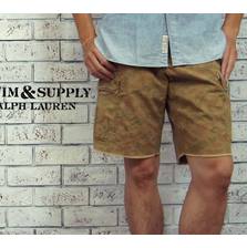 DENIM & SUPPLY Ralph Lauren FADED CAMO カットオフ カーゴ ショーツ画像