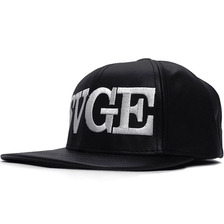 LEASE ON LIFE SOCIETY SVGE LEATHER STRAPBACK BLACK LOS001画像