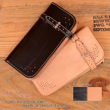 SKULL JEANS LONG WALLET Medallion U.K.Saddle画像
