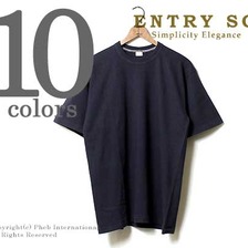 ENTRY SG プレーンクルーネックTシャツ EXCELLENT WEAVE画像
