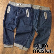 gym master デニムリブクロップドパンツ G121341画像