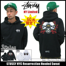 STUSSY NYC Resurrection Hooded Sweat NY Limited 3922738画像