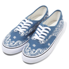 NUMBER (N)INE CANVAS SHOES BANDANA NAVY NF005画像