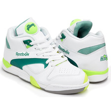 Reebok COURT VICTORY PUMP WHITE / GREEN / CITRON J14306画像