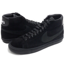 BLACK COMME des GARCONS &times; NIKE BLAZER HIGH SP/CDG BLACK/BLACK 704571-001画像