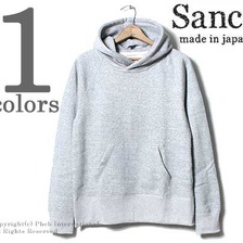 SANCA 吊り裏毛''ラグラン''プルオーバーパーカー S16SSW03画像