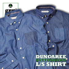 grn DUNGAREE BUTTONDOWN L/S SHIRT GU432096N画像
