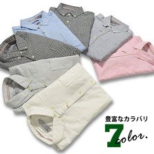 grn YARN-DYED OXFORD L/S SHIRT GU432093N画像