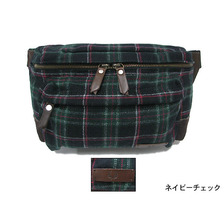 FRED PERRY House Tartan Body Bag JAPAN LIMITED F9196画像