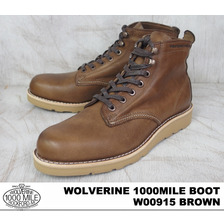 Wolverine Prestwick 1000 Mile Boot Brown Horween Vintage Leather W00915画像