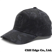 YOSHINORI KOTAKE DESIGN 3ロゴ ブラックスワロフスキー キャップ BLACK画像