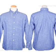 Two Moon コットンシャンブレーBDシャツ 731i インディゴ 731I画像