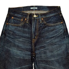 ETERNAL 52002 色落ち防止加工デニムワイドパンツ画像