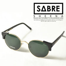 SABRE SHEENA BLACK/MATTE-GOLD/GREEN SV207-123J画像