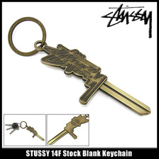 STUSSY 14F Stock Blank Keychain 138365画像