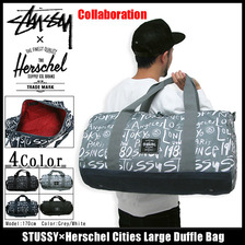 STUSSY × Herschel Cities Large Duffle Bag 134107画像