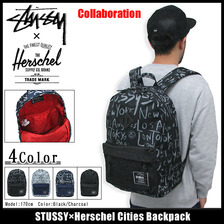 STUSSY &times; Herschel Cities Backpack 133007画像