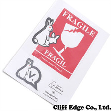 VANQUISH R.I FXXKING RABBITS FRAGILE STICKER画像