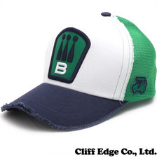 YOSHINORI KOTAKE DESIGN &times; BEAMS GOLF コラボ メッシュキャップ GREENxNAVY画像