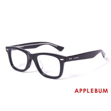 APPLEBUM TEDDY GLASSES BLACkxCLEAR画像