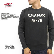 CHESWICK L/S SET IN SWEAT TACKLE FELT FRONT CH66735画像