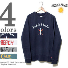 SUNNY SPORTS プリントフリーダムクルーネックスウェット SN14F064画像