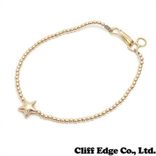 THE BINGO BROTHERS ゴールド スモールビーズ スターブレスレット GOLD画像