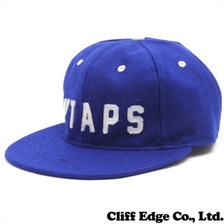 WTAPS BALL CAP 01 CAP.WOOL.MELTON. E F FLANNELS BLUE画像