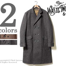 WASTE(TWICE) ダブルブレストチェスターフィールドコート WT-BTP-JKT09画像