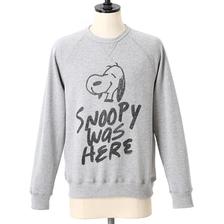 JUNK FOOD SNOOPY WAS HERE SWEAT GREY PN992-7908画像