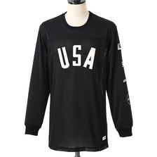 Stampd Black USA Jersey Panel Longsleeve SLA-U307JS画像
