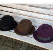 FREEWHEELERS GREAT LAKES GMT. MFG.Co "Carnegie" WOOL FELT HAT 1337008画像