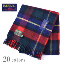 Tweedmill Textiles JULA TARTAN KNEE RUG WOOL BLANKET画像
