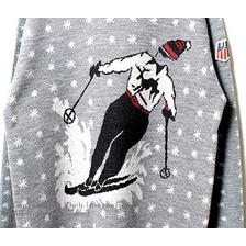 SUNNY SPORTS スキーヤー クルーネックニット SN14F032画像