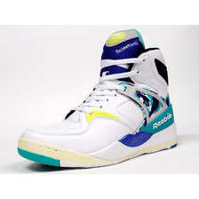 Reebok THE PUMP "INVINCIBLE" "THE PUMP 25th ANNIVERSARY" "LIMITED EDITION for CERTIFIED NETWORK" WHT/YEL/BLU/M.GRN M44107画像