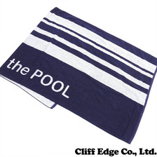 the POOL aoyama &times; Gallery1950 BATH TOWEL NAVYxWHITE画像