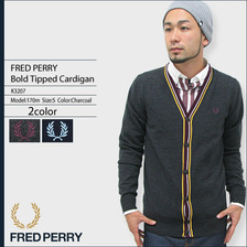 FRED PERRY Bold Tipped Cardigan K3207画像