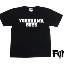 FUN YOKOHAMA BOYS TEE BLACKxWHITE画像
